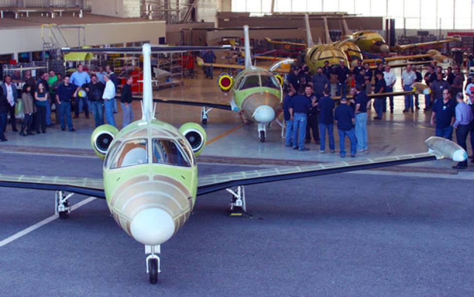 Produkcyjne egzemplarze samolotu Eclipse 550
