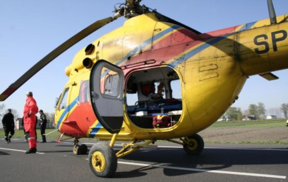 Śmigłowiec Mi-2plus należący do Lotniczego Pogotowia Ratunkowego