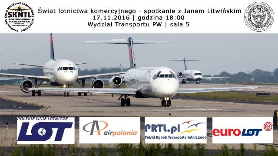 Świat lotnictwa komercyjnego – spotkanie z Janem Litwińskim