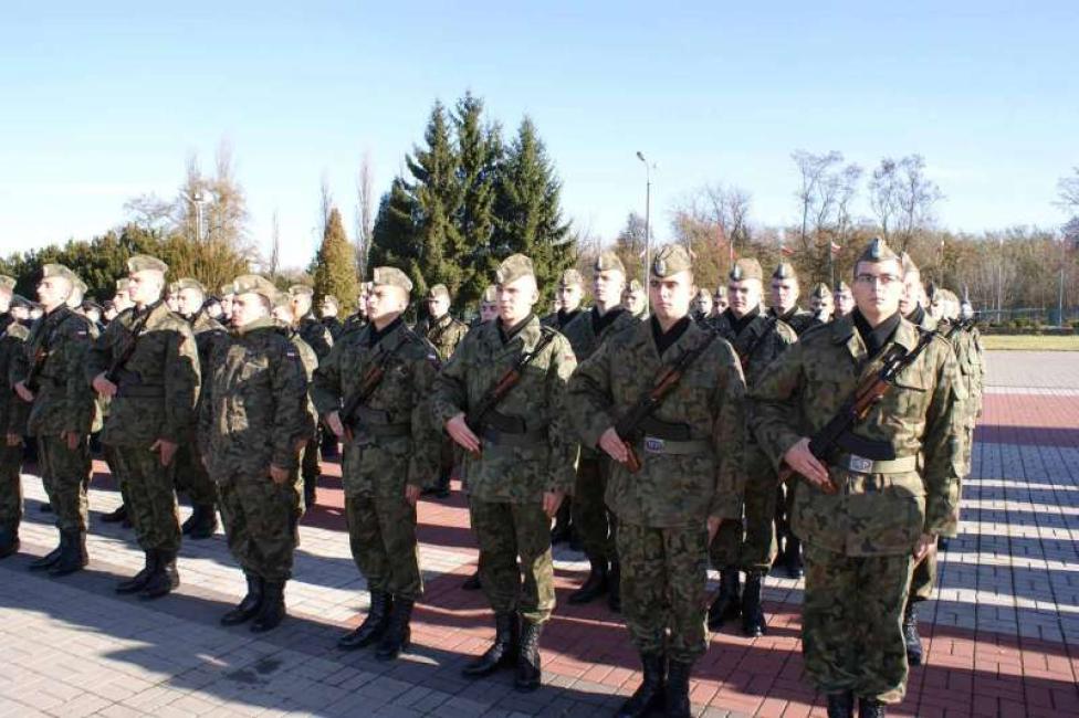 Pierwsza przysięga żołnierzy służby przygotowawczej do Narodowych Sił Rezerwowych w SP/ fot. sierż. Radosław Matras 