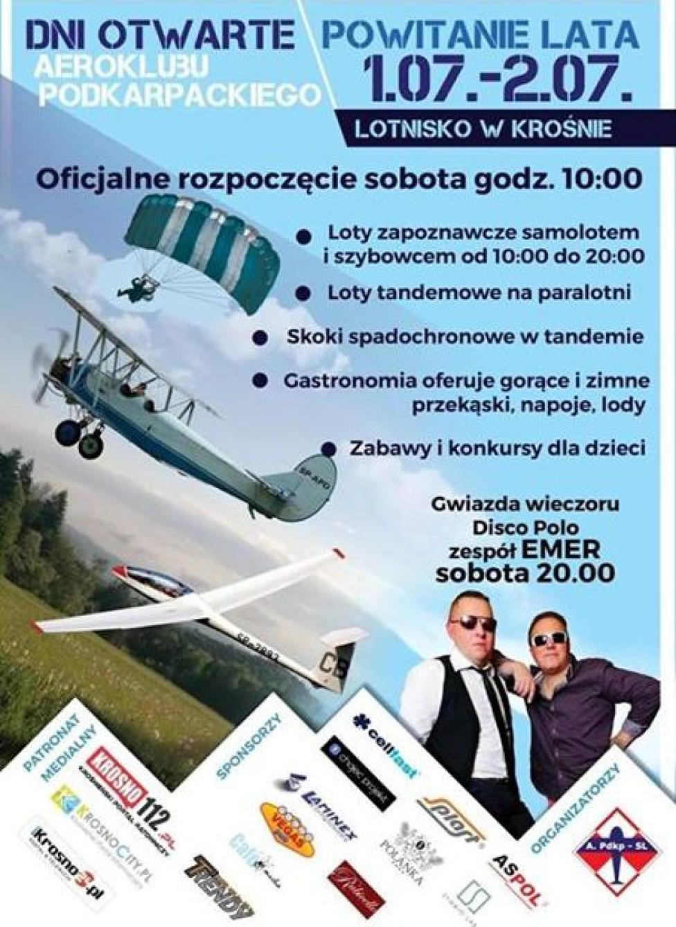 Dni Otwarte Aeroklubu Podkarpackiego (fot. Aeroklub Podkarpacki)