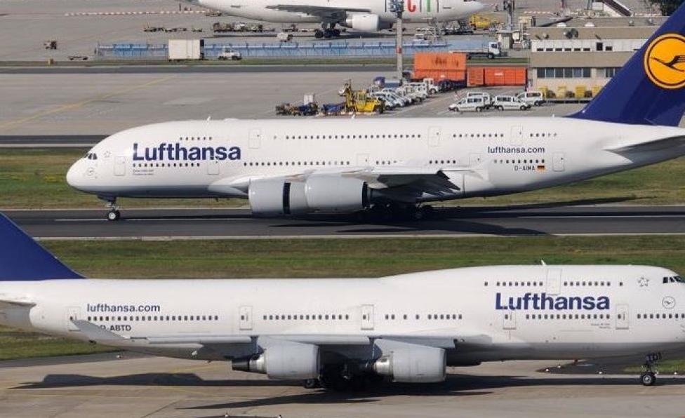 Flota Boeing&Airbus linii Lufthansa, fot. źródło Facebook