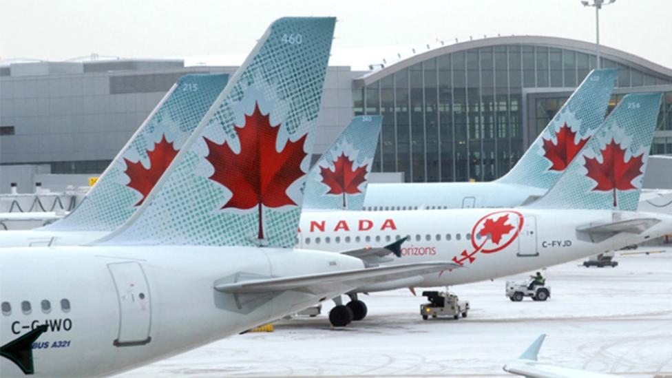Flota samolotów należących do Air Canada, fot. CTV News