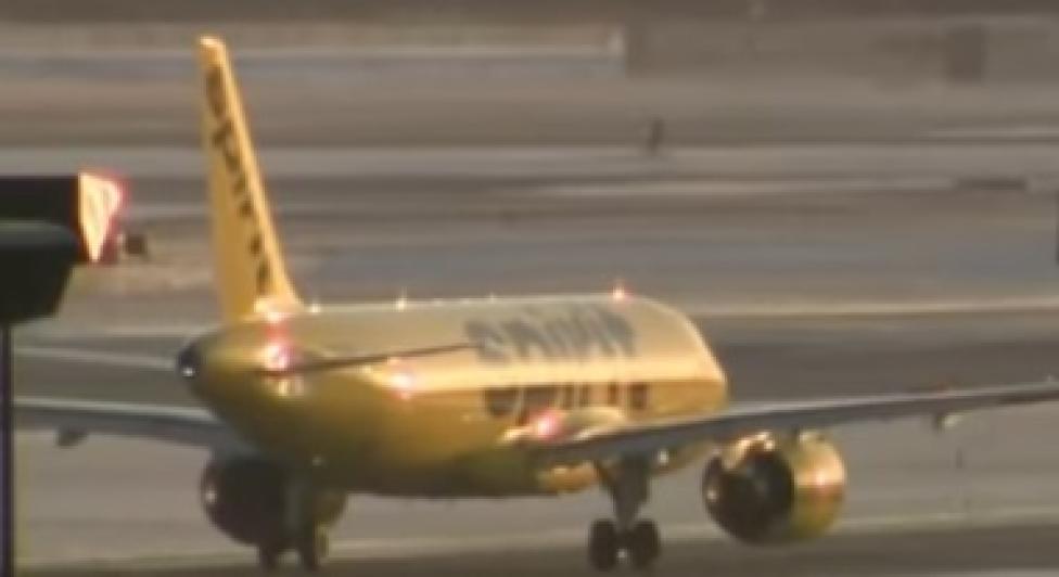A320 należacy do linii Spirit Airlines, fot youtube