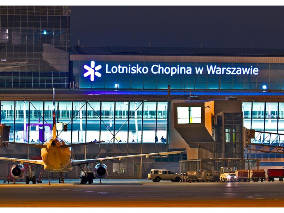 Terminal lotniska Warszawa Okęcie, fot. Lotnisko Chopina
