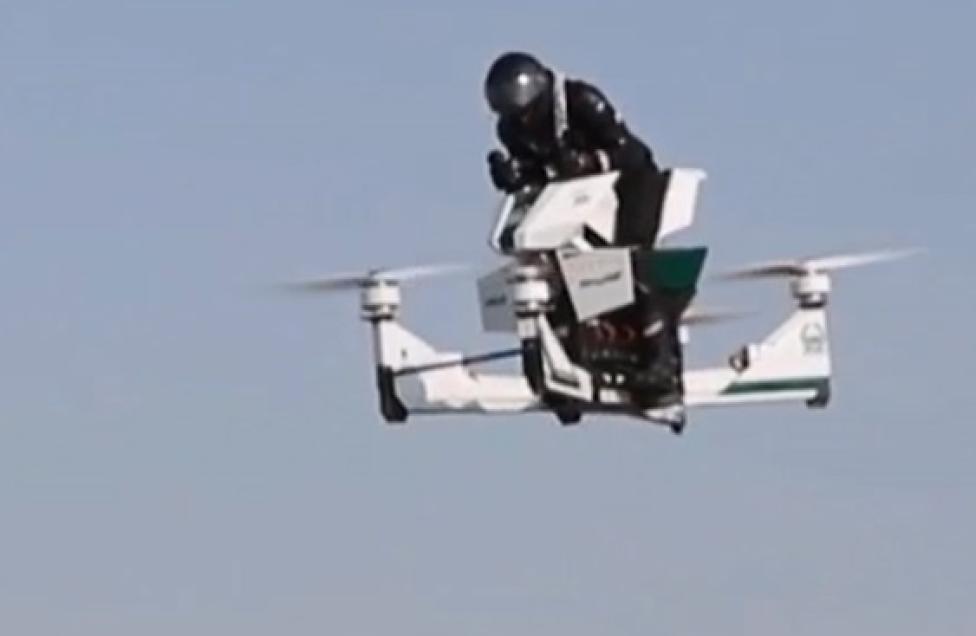 Hoversurf Scorpion podczas lotu, fot. NBC