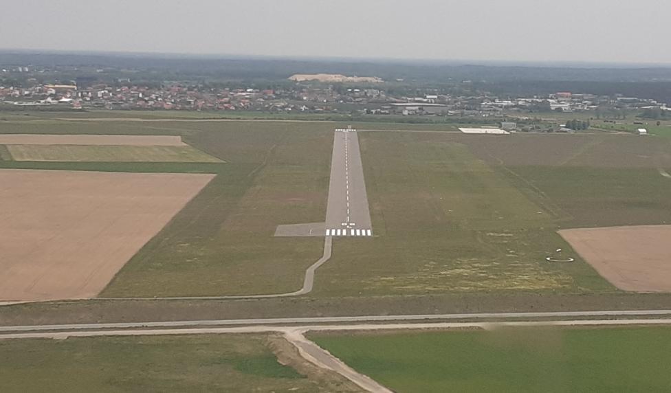 Lotnisko w Suwałkach - podejście, fot. Marcin Ziółek