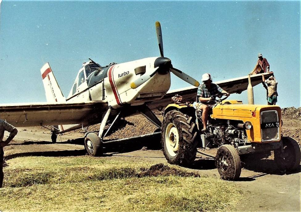 Polskie agrolotnictwo w Sudanie: „KRUK Turbo w Afryce", fot. źródło: Lesław Karst