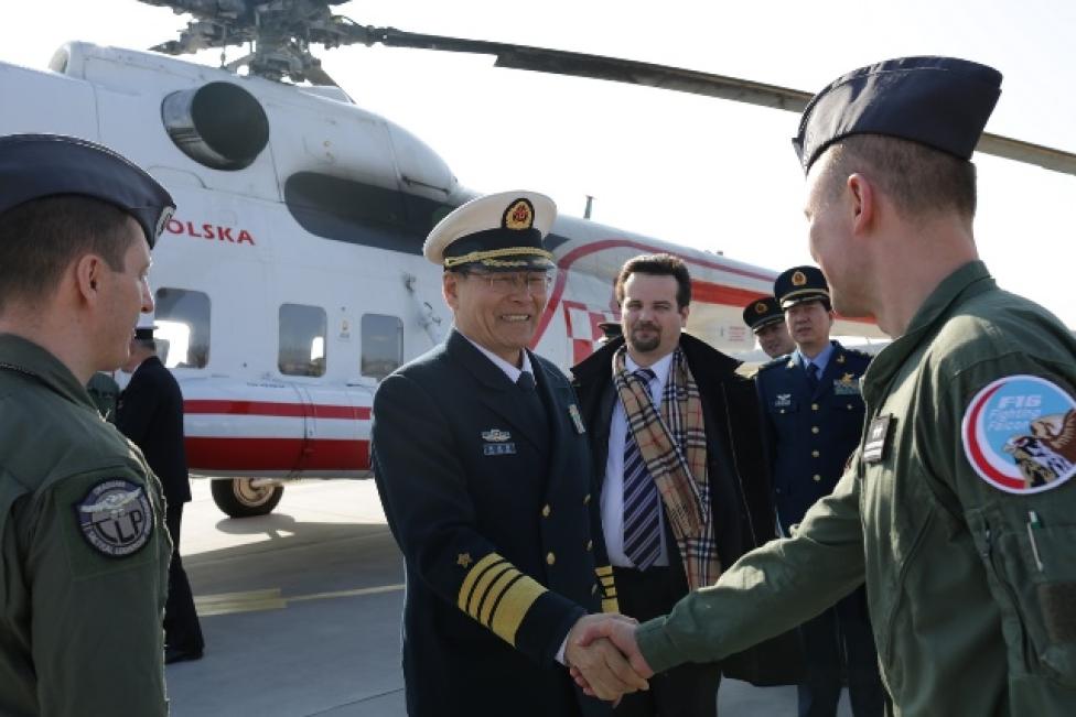 Wizyta zastępcy szefa sztabu Chin w bazie w Łasku