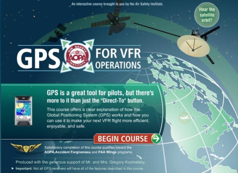 AOPA Air Safety Institute: GSP for VFR Operations