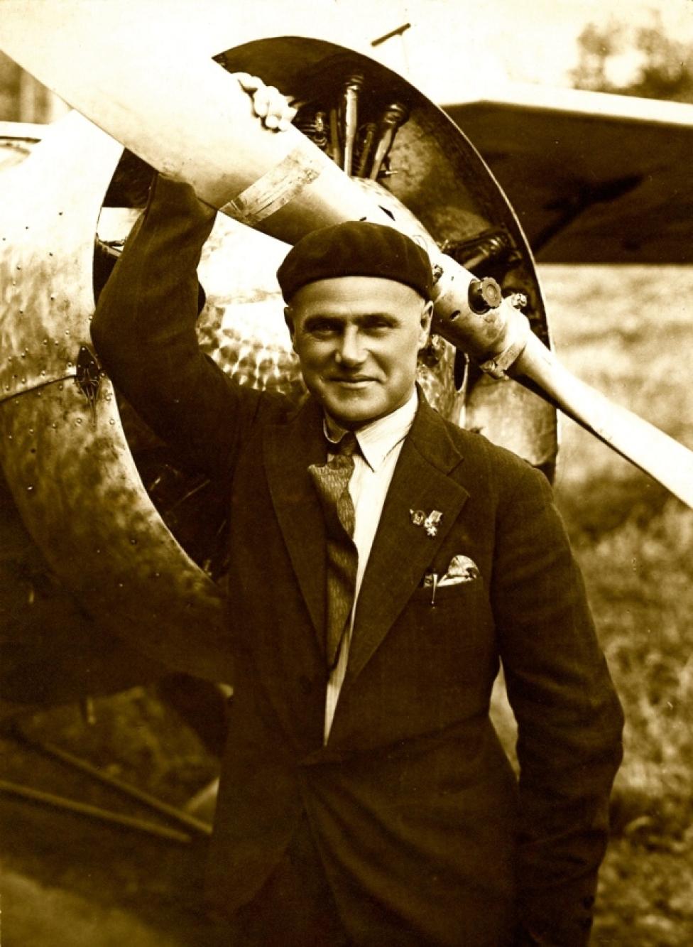 Franciszek Żwirko, zwycięzca dwóch pierwszych edycji LPZP (fot. Zwycięzca turnieju-Henryk Żwirko)
