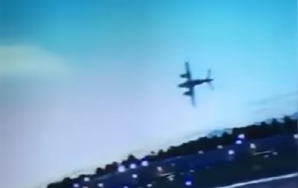 Katastrofa dwusilnikowego samolotu w Kalifornii, fot. Youtube