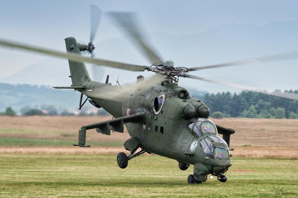 Śmigłowiec Mi-24, fot. organizatorzy XI Nowotarskiego Pikniku Lotniczego