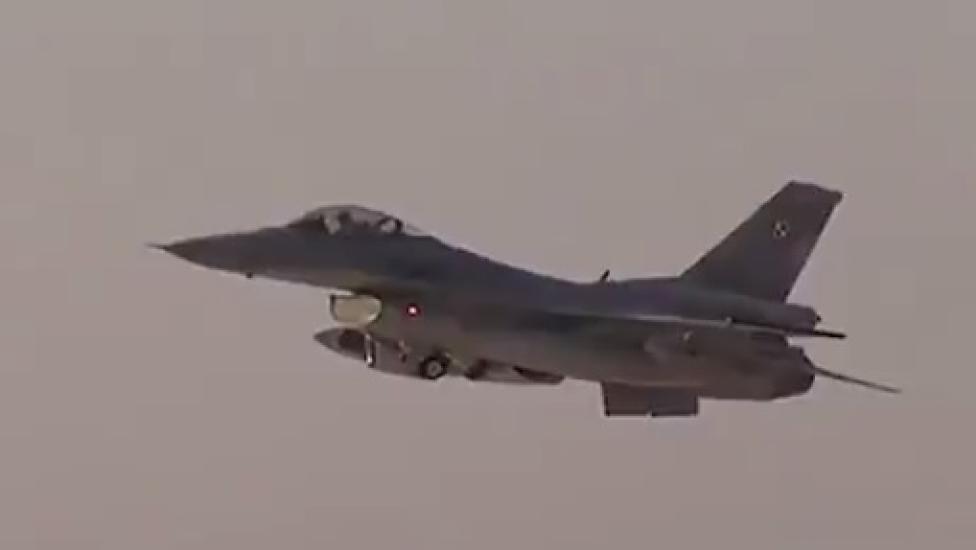 F-16 z bazy w Łasku, fot. youtube