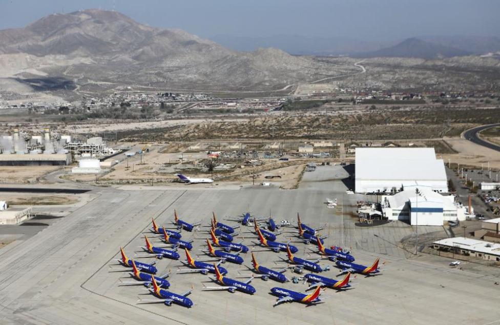 Uziemiona flota B 737 MAX linii Southwest Airlines, fot. forbes.com