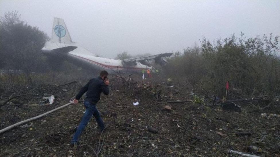 Katastrofa An-12 we Lwowie, fot. avherald
