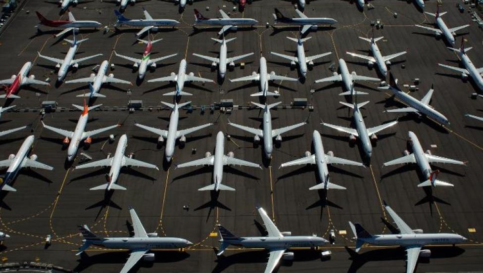 Samoloty B737 MAX oczekujące na przekazanie klientom, fot. cnn