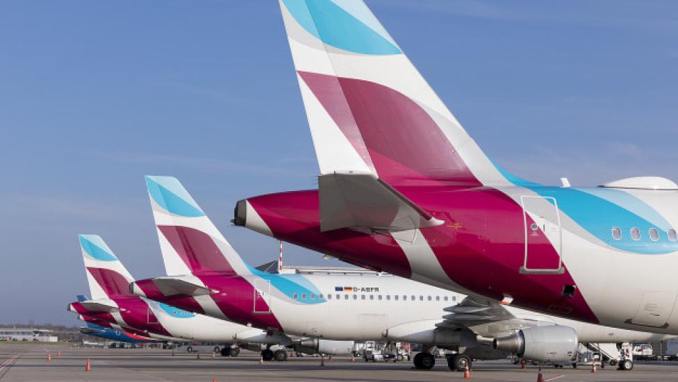 Flota samolotów należąca do linii Eurowings, fot. World Airline News