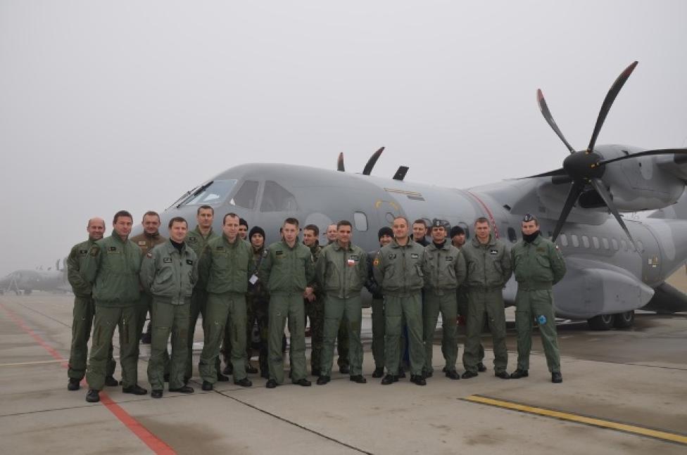Squadron Exchange - ćwiczenia w 8. Bazie Lotnictwa Transportowego (fot. kpt. M.Nojek/M.Kiełpiński)
