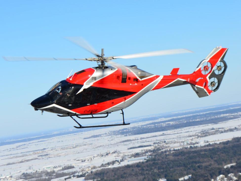Bell 429 z systemem przeciwdziałającym momentom obrotowym, fot. verticalmag