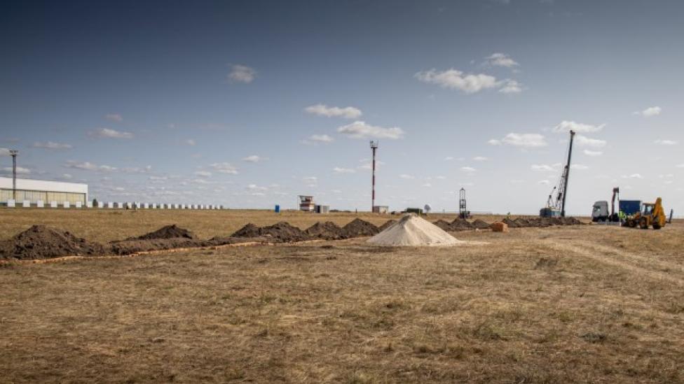 Budowa lotniska w obwodzie dniepropietrowskim na Ukrainie (fot. adm.dp.gov.ua)
