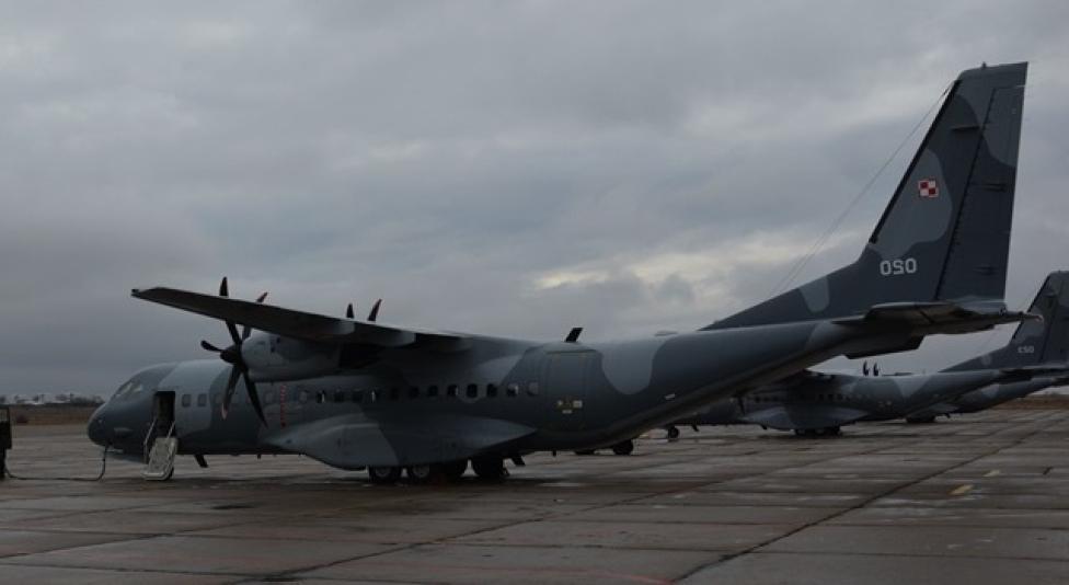 Polscy lotnicy ewakuowali rodaków z Ukrainy (fot. kpt. D.Pałka)