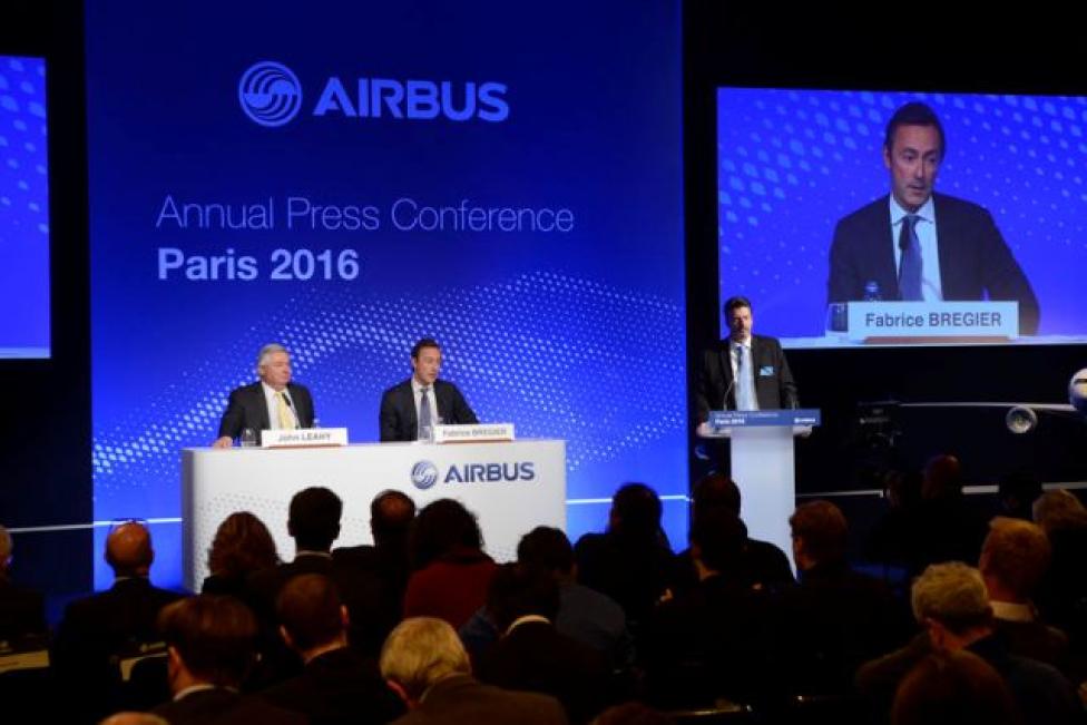 Airbus - Konferencja prasowa - Podsumowanie 2015 roku (fot. Airbus)