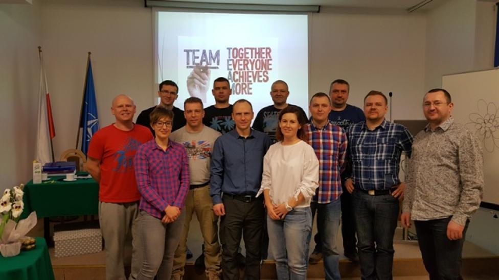 Pierwsze szkolenie w zakresie współpracy w zespole (TRM) dla personelu ATS (fot. ppłk Bartosz Orłowski)