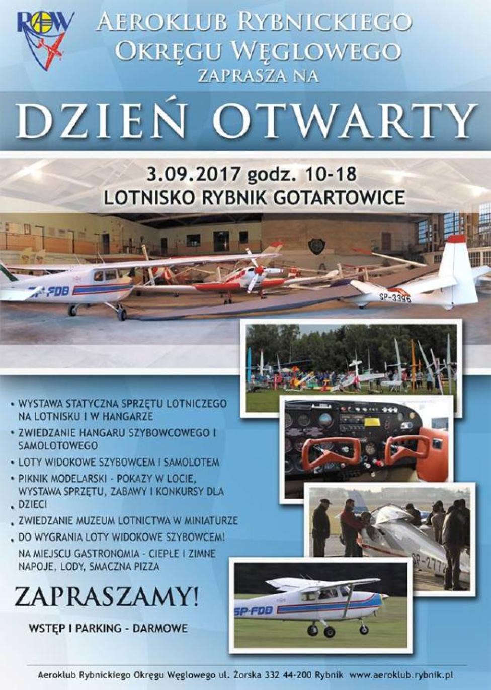 Dzień Otwarty Aeroklubu ROW w Rybniku