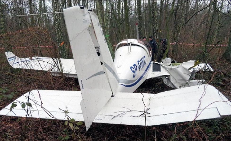 Wypadek Aero AT-3R100 (SP-RWC), fot. PKBWL