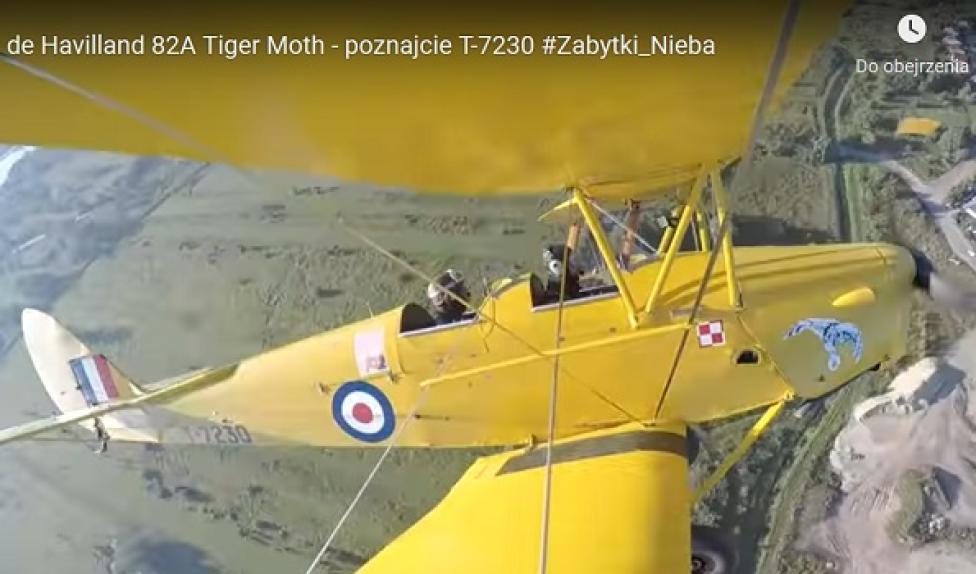 Toger Moth - Zabytki Polskiego Nieba, fot. youtube