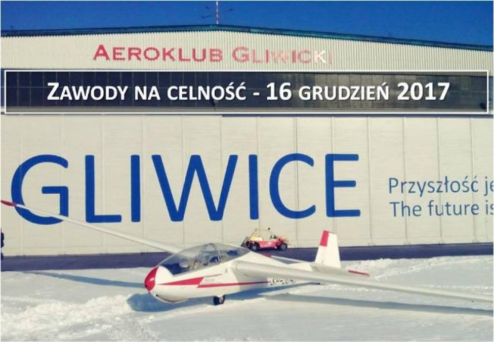 Szybowcowe zawody na celność lądowania w Gliwicach - 16.12.2017 (fot. Aeroklub Gliwicki)