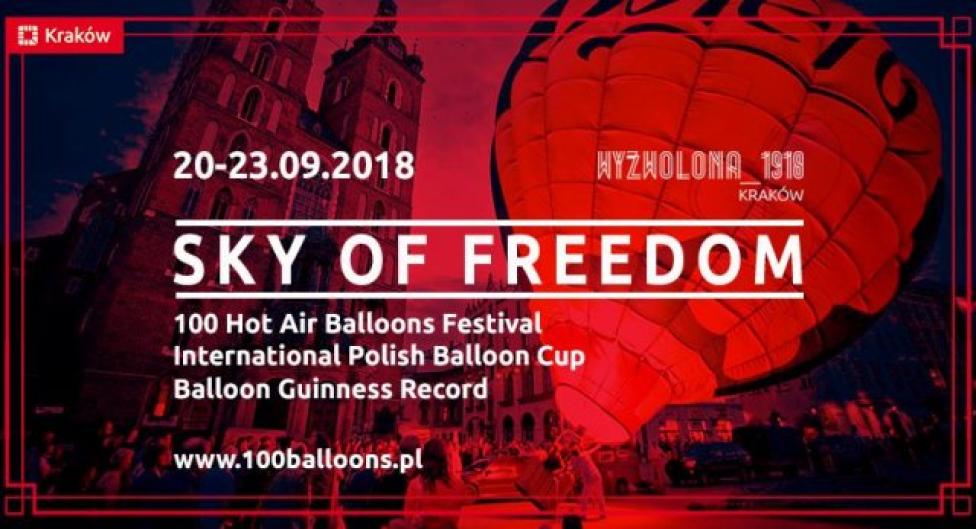 Sky of Freedom – Festiwal 100 Balonów w Krakowie