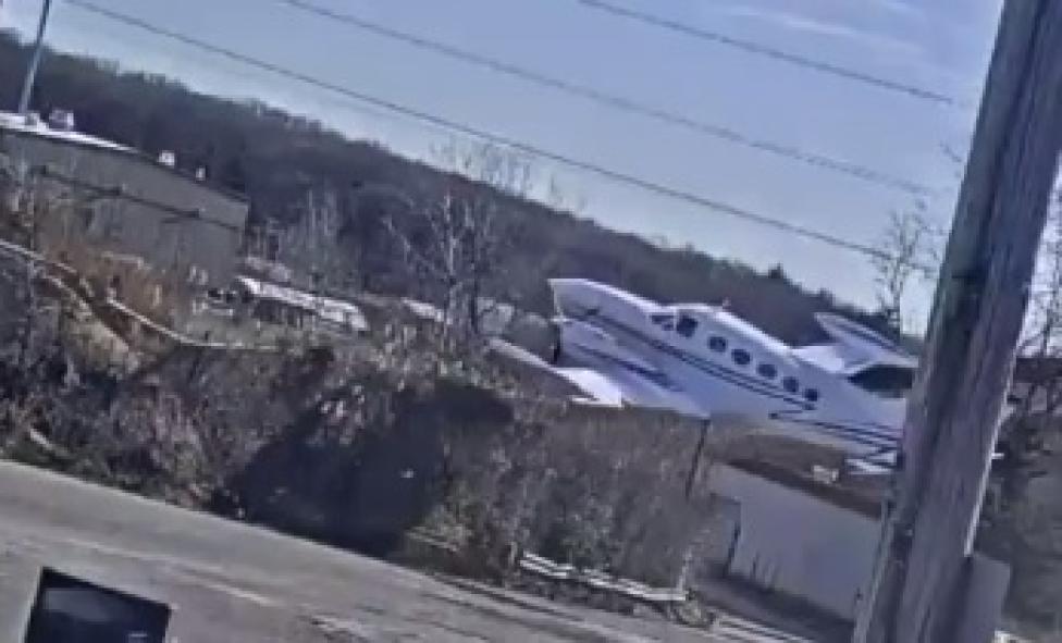 Wypadek Cessny 421B na Long Island, fot. youtube