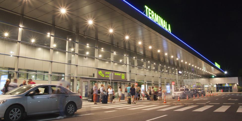 Terminal lotniska w Katowicach