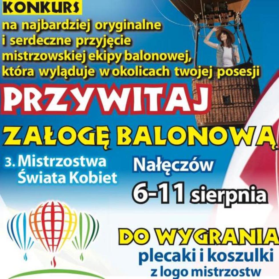 Konkurs podczas Balonowych Mistrzostw w Nałęczowie (fot. skrzydlatynaleczow.pl)