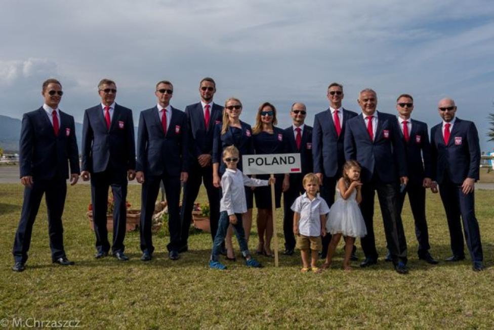 Reprezentacja Polski na otwarciu XXIV Mistrzostw Świata w Lataniu Precyzyjnym w Hiszpanii (fot. M.Chrząszcz)