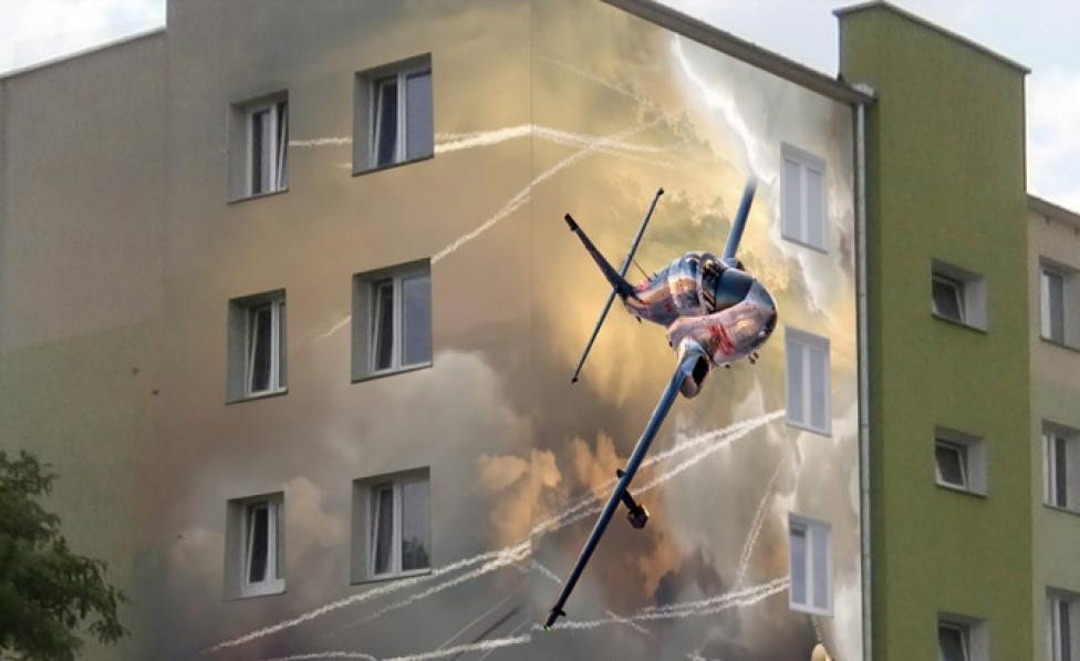 Mural na jednym z bialskich bloków, fot. podlasianin.com.pl