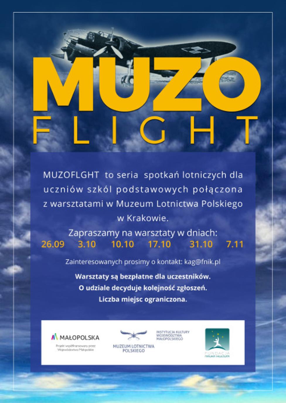 MuzoFLIGHT – zajęcia w krakowskim Muzeum Lotnictwa