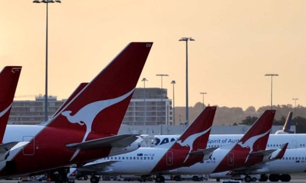 Flota samolotów należaca do linii Qantas, fot. ABC