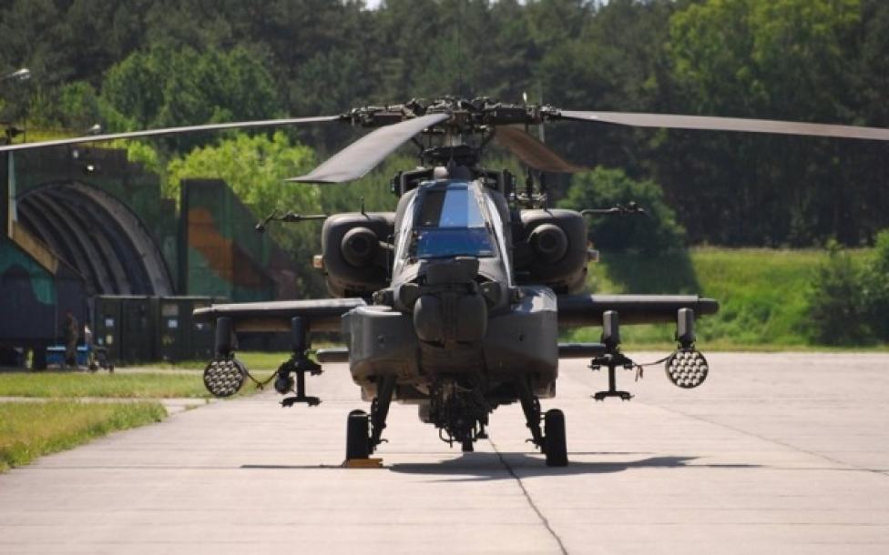 AH-64D Apache (fot. Baza Bezzałogowych Statków Powietrznych w Mirosławcu)