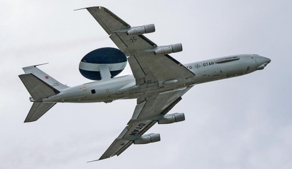 Samolot AWACS (fot. Michał Zieliński)