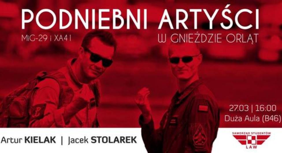 Xtreme Sky Force – Artur Kielak i Jacek Stolarek w LAW (fot. Samorząd Studentów LAW)