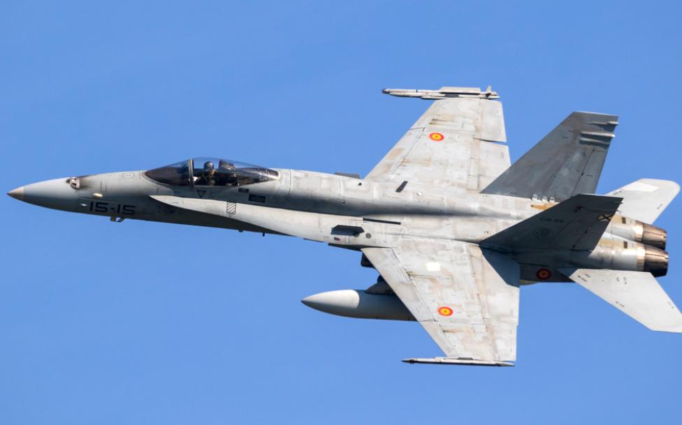 F-18 Super Hornet w barwach Hiszpańskich Sił Powietrznych, fot. rp.pl