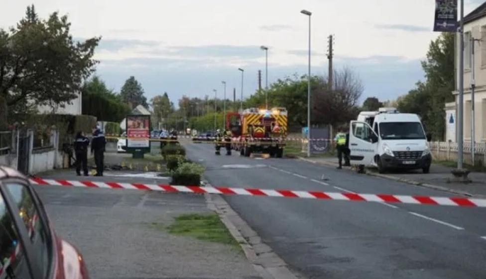 Miejsce zderzenia dwóch samolotów we Francji, fot. fr24news