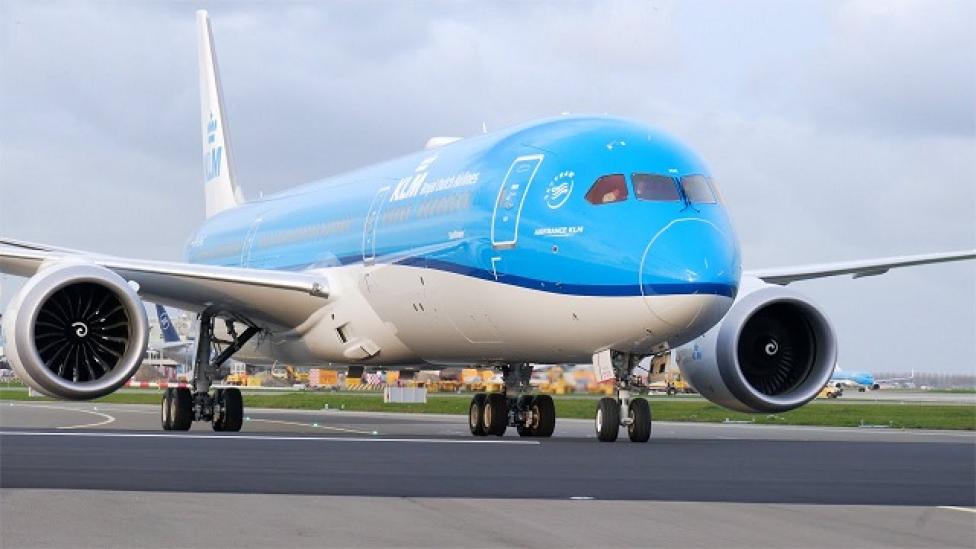 B787 należacy do linii KLM, fot. youtube
