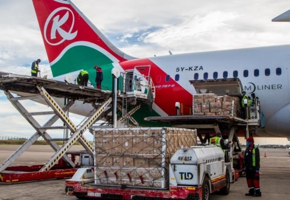 B787 należący do linii Kenya Airways, fot. Logistics update