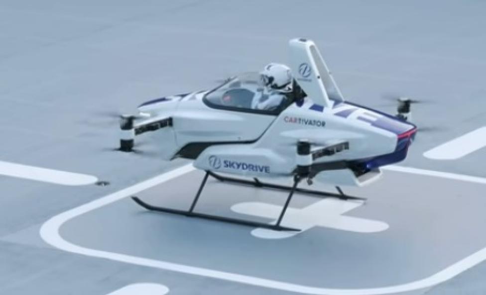 latający samochód firmy Sky Drive, fot. Youtube