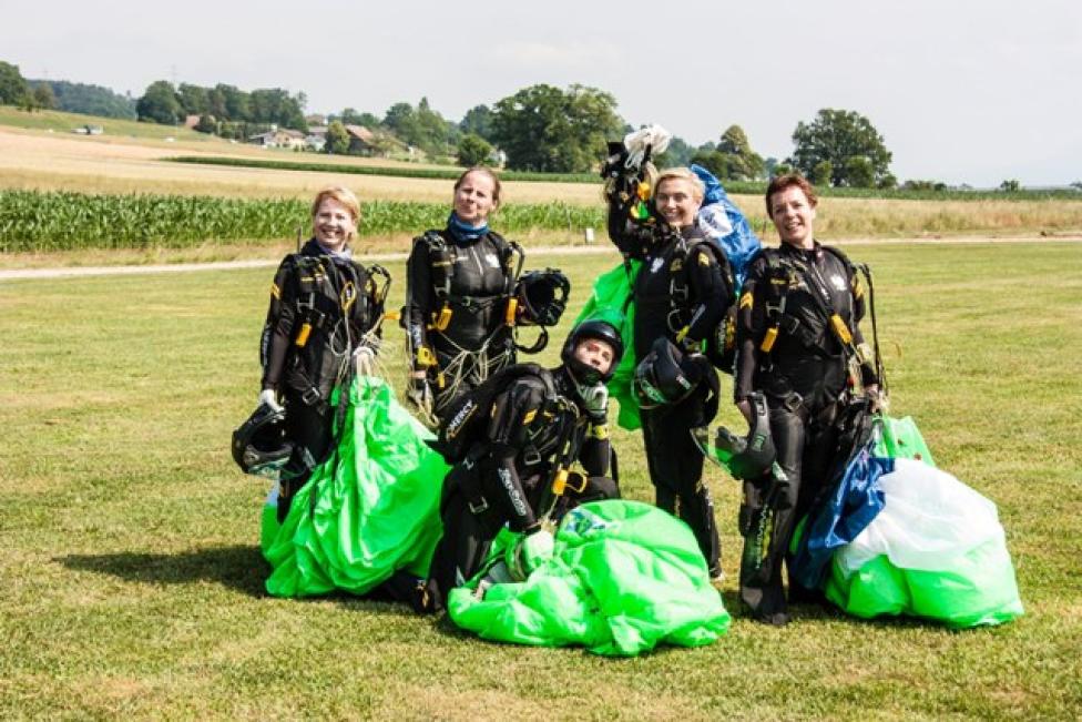 No Mercy na zawodach Parachuting Formation Skydiving Tournament w Szwajcarii (fot. No Mercy/FB)