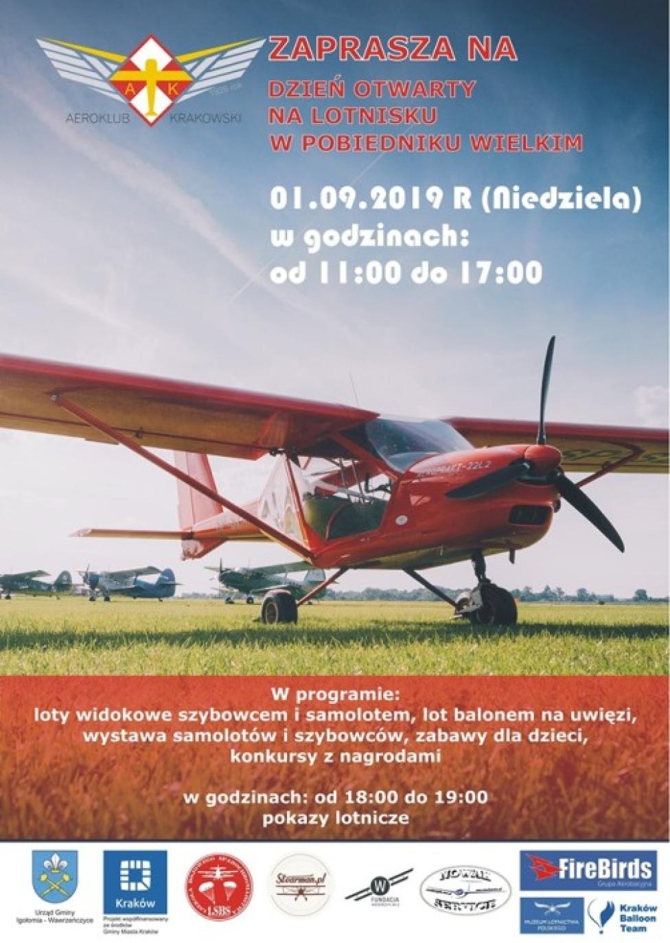Dzień Otwarty Aeroklubu Krakowskiego (fot. Aeroklub Krakowski)